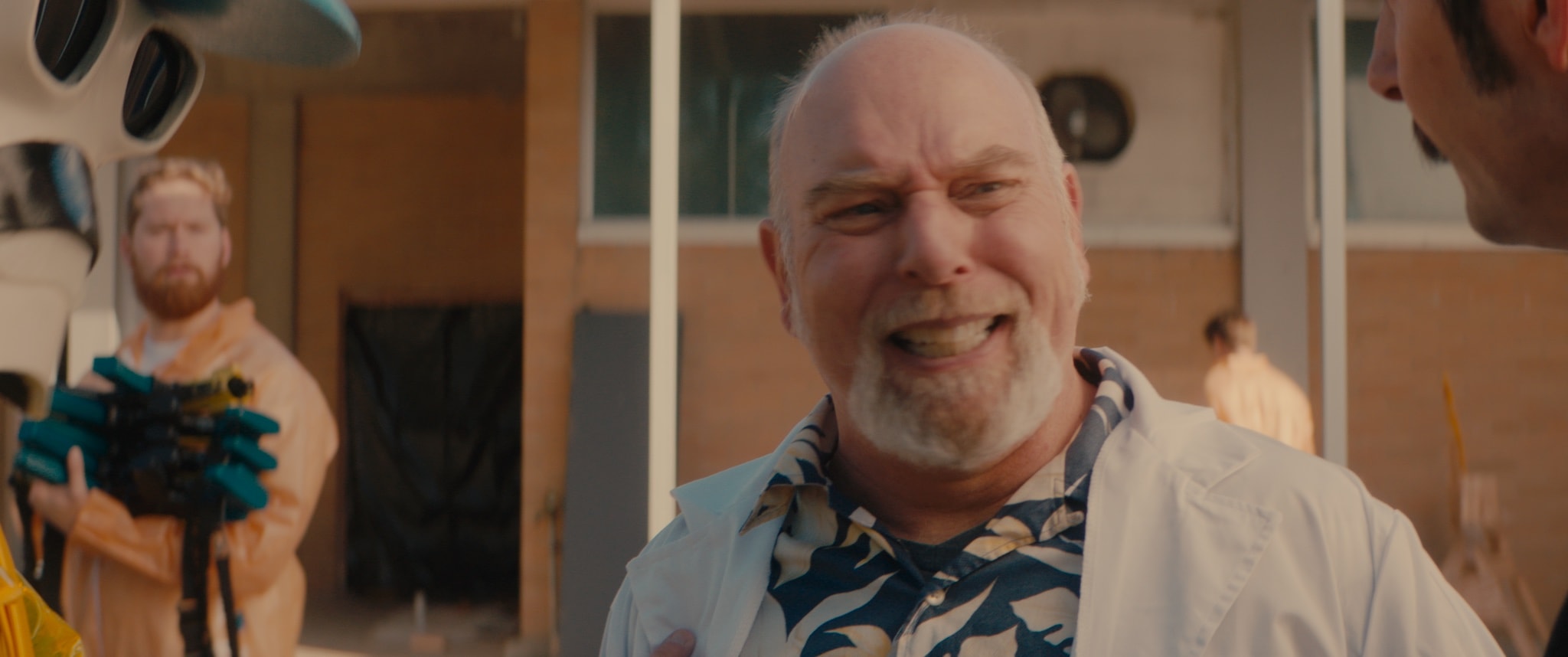 Clone Cops production still 33 - behind the scenes scene from the 2025 indie sci-fi comedy film Clone Cops featuring action and comedy